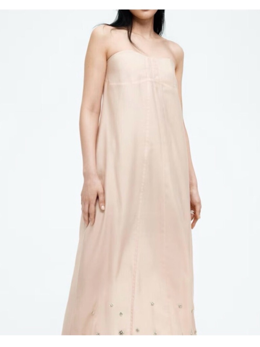 H&M edition pale pink dress size large SOLD OUT!